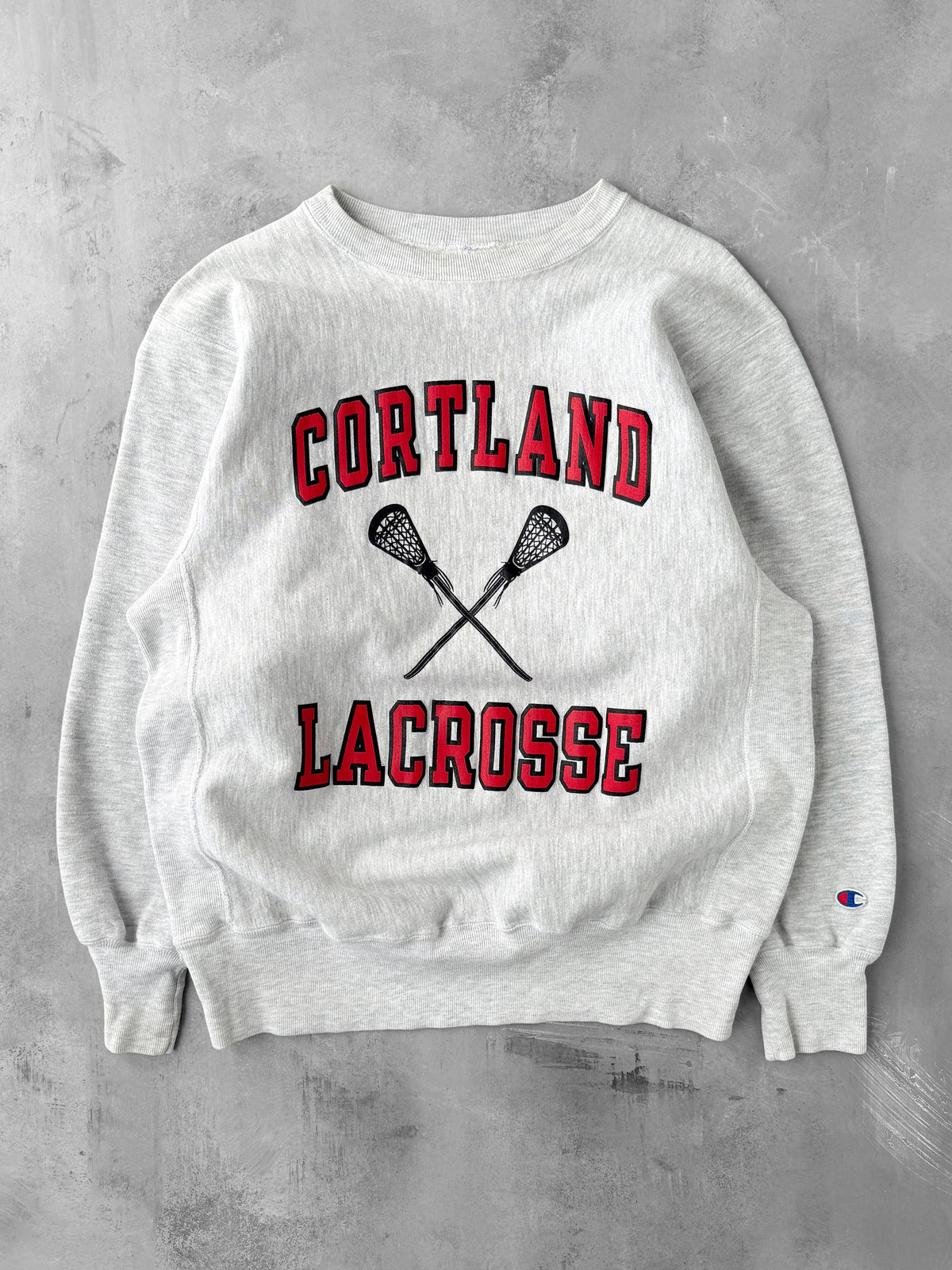 Cortland State Lacrosse Sweatshirt 90s - XL