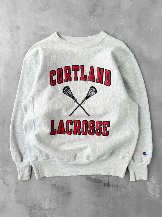 Cortland State Lacrosse Sweatshirt 90s - XL