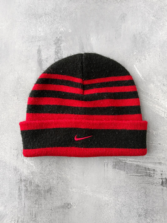 Nike Striped Beanie Y2K