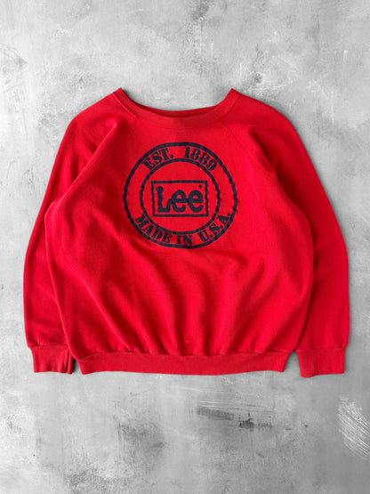Lee Logo Sweatshirt 80's - Medium