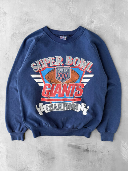 New York Giants Super Bowl Sweatshirt '89 - Small