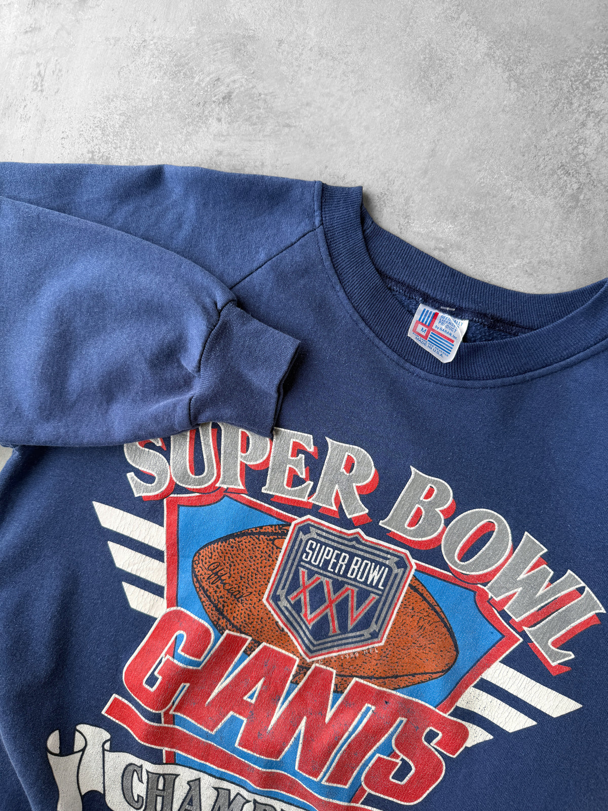 New York Giants Super Bowl Sweatshirt '89 - Small