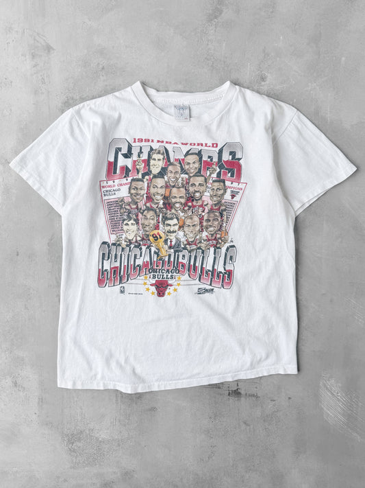 Chicago Bulls Team T-Shirt '91 - Medium / Large