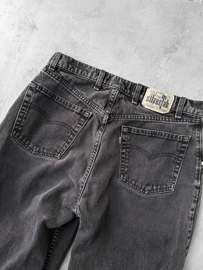Levi's SilverTab Baggy Black Jeans 90's - 32x32