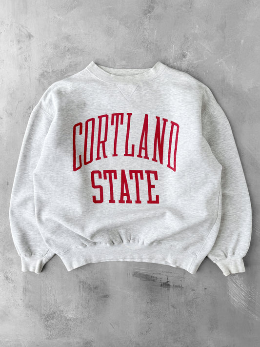 Cortland State Sweatshirt 90's - Large