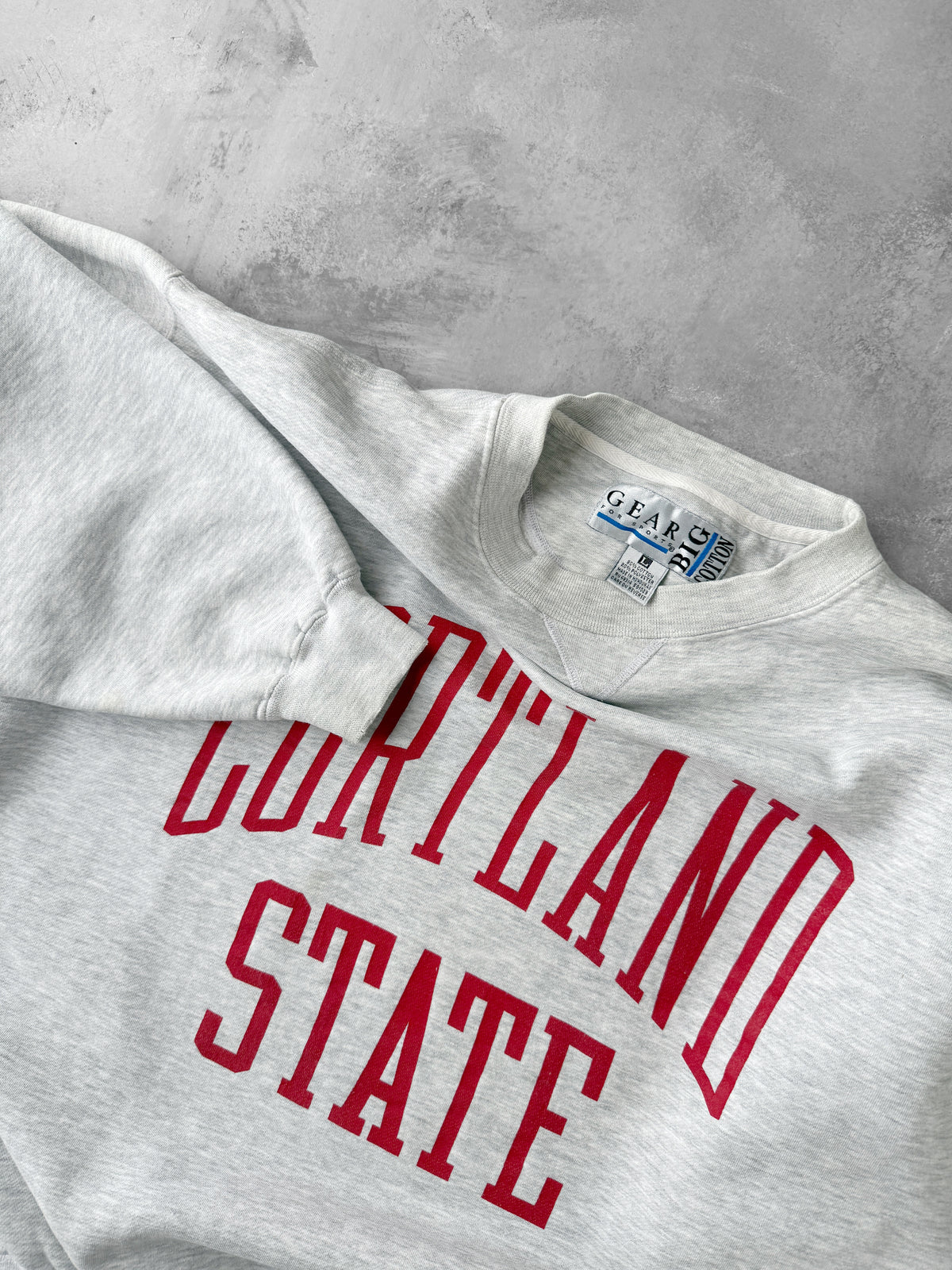 Cortland State Sweatshirt 90's - Large