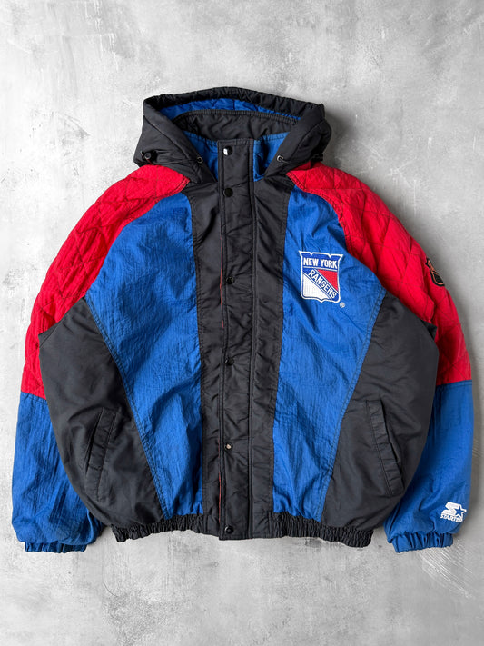 New York Rangers Starter Puffer Jacket 90's - XL