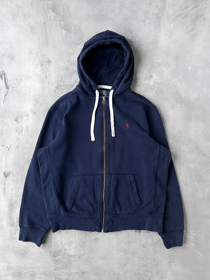 Polo Ralph Lauren Zippered Hoodie Y2K - XL