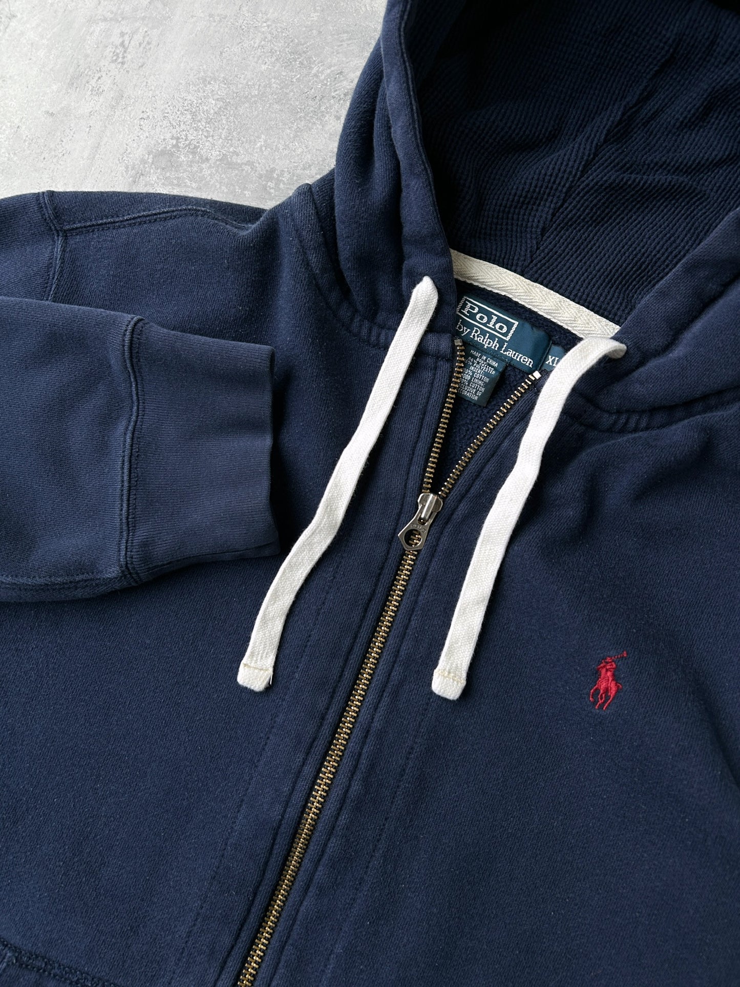 Polo Ralph Lauren Zippered Hoodie Y2K - XL