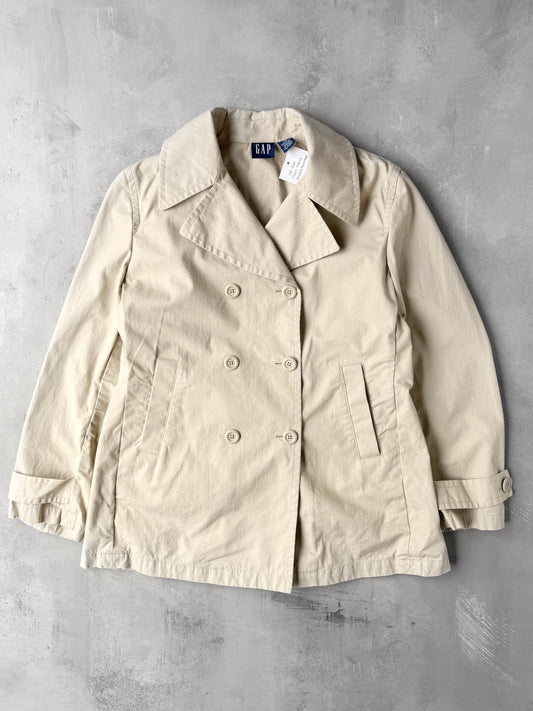 Gap Short Trench Coat '00 - Medium