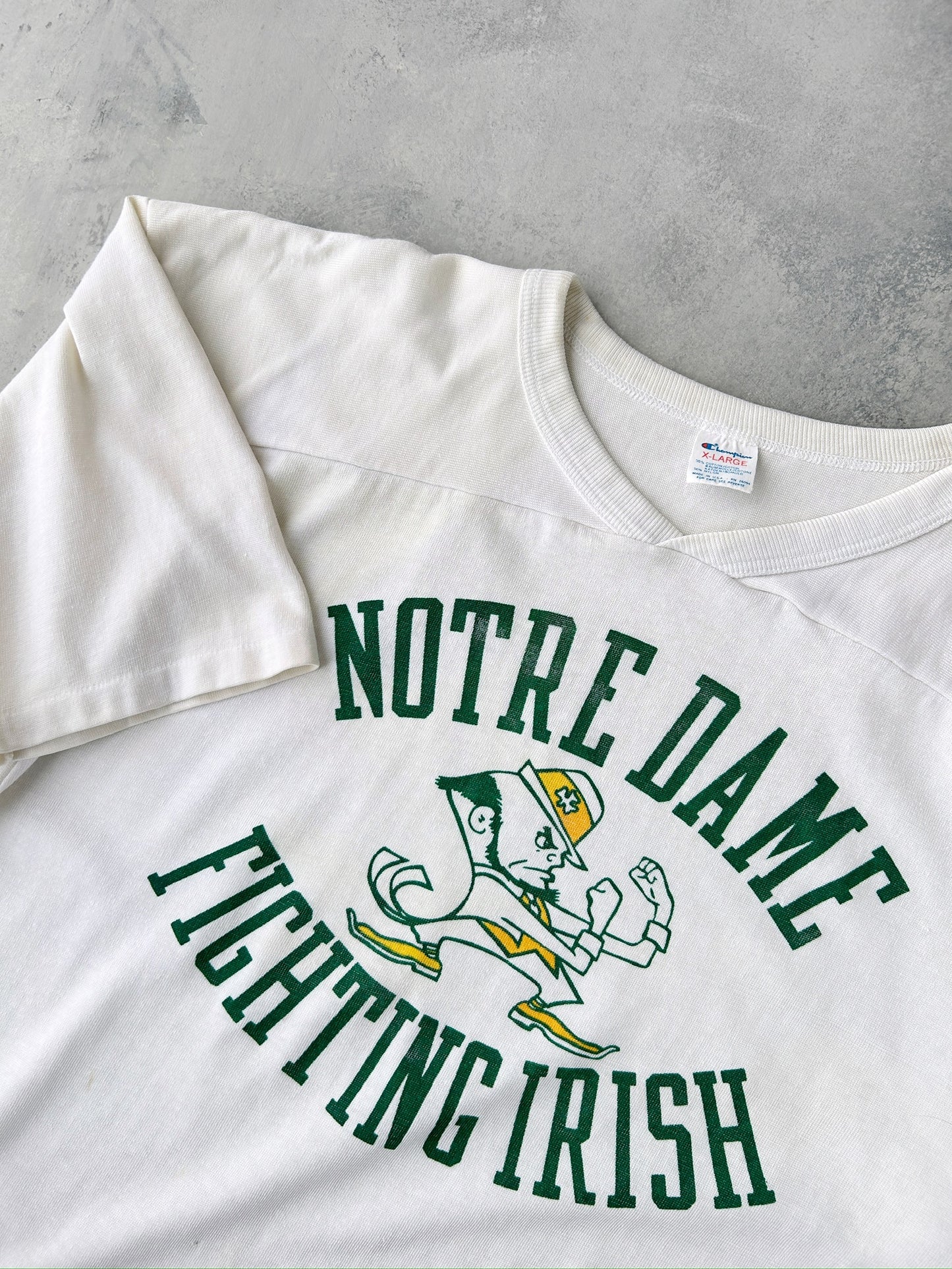 University of Notre Dame Jersey Shirt 80's - XL