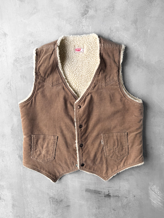 Levi's Western Sherpa Vest 70's - Medium
