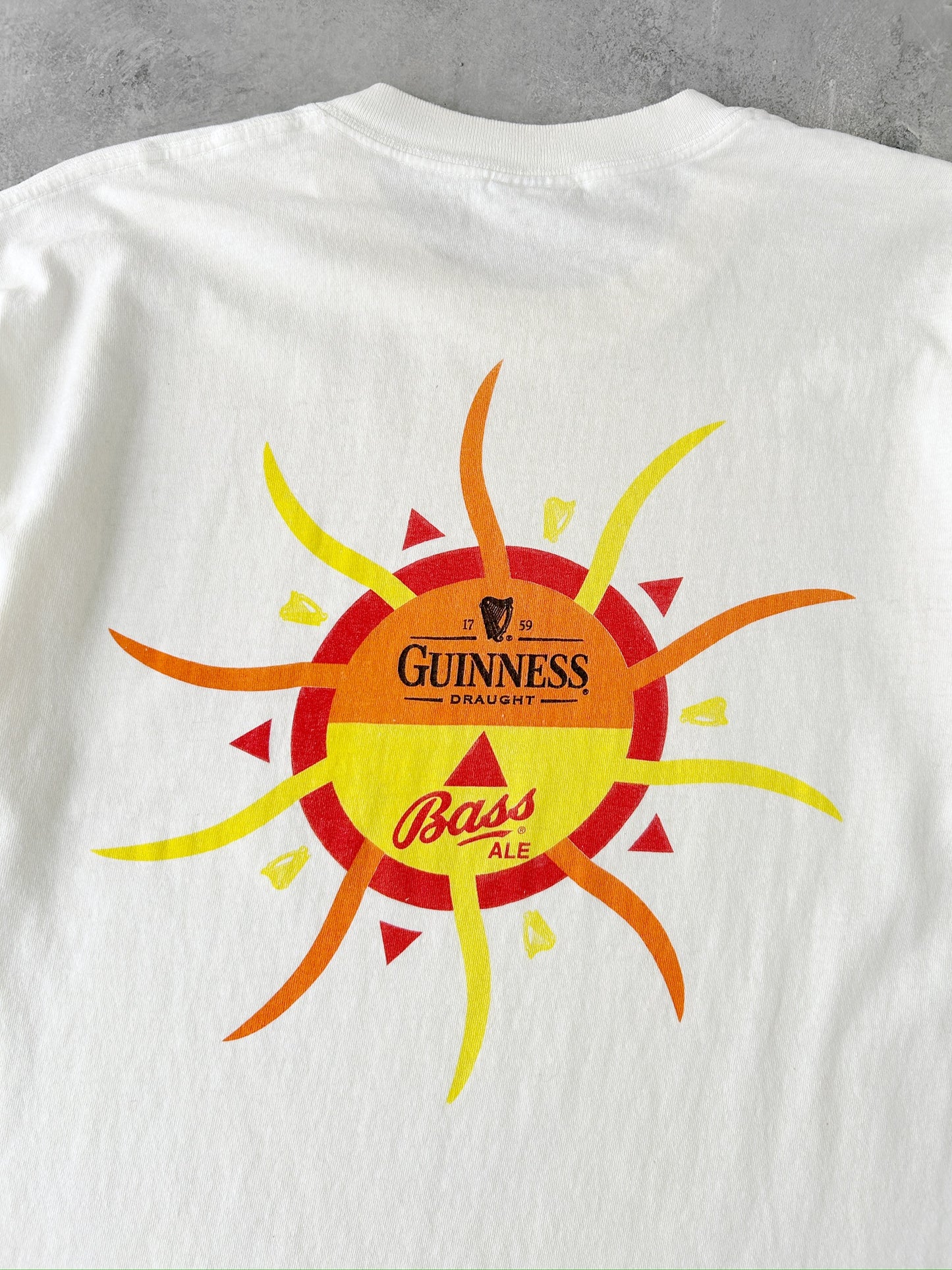 Guinness Bass Ale T-Shirt 90's - XL