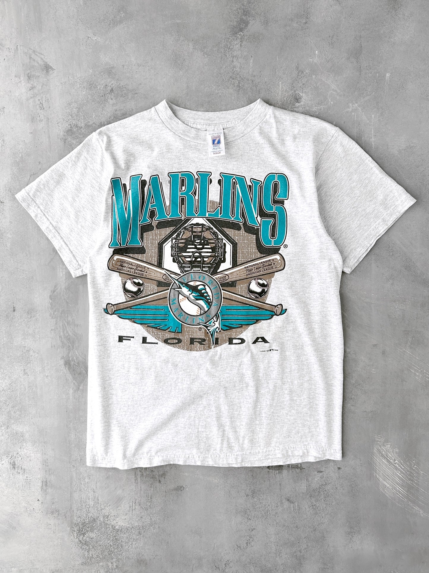 Florida Marlins T-Shirt '98 - Medium