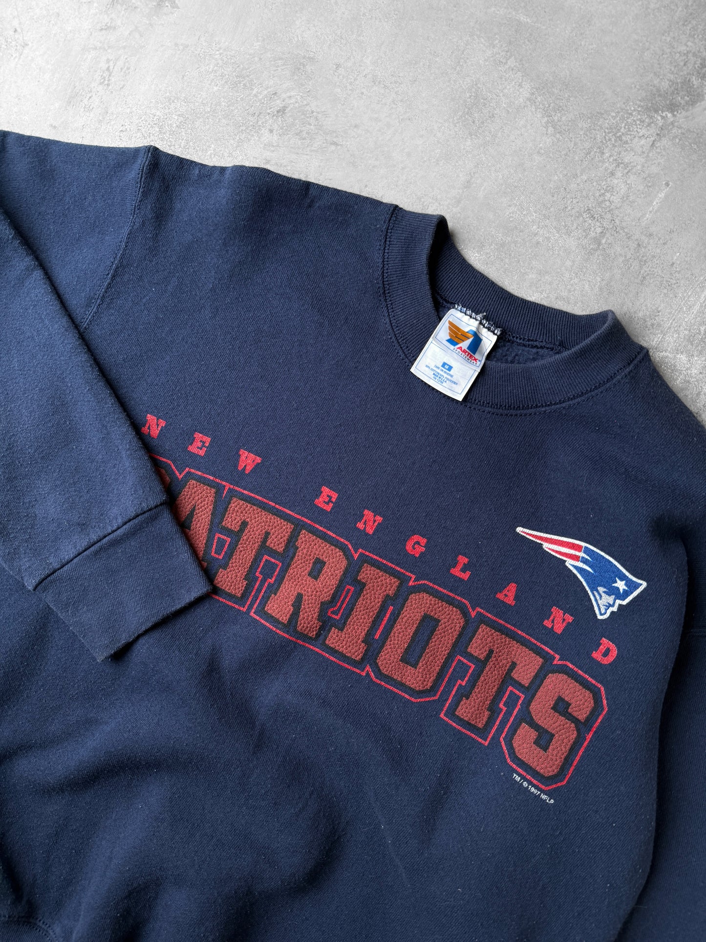 New England Patriots Sweatshirt '97 - Medium