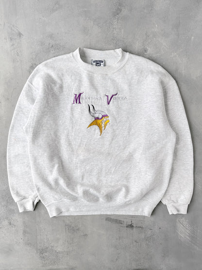 Minnesota Vikings Sweatshirt 90's - Large