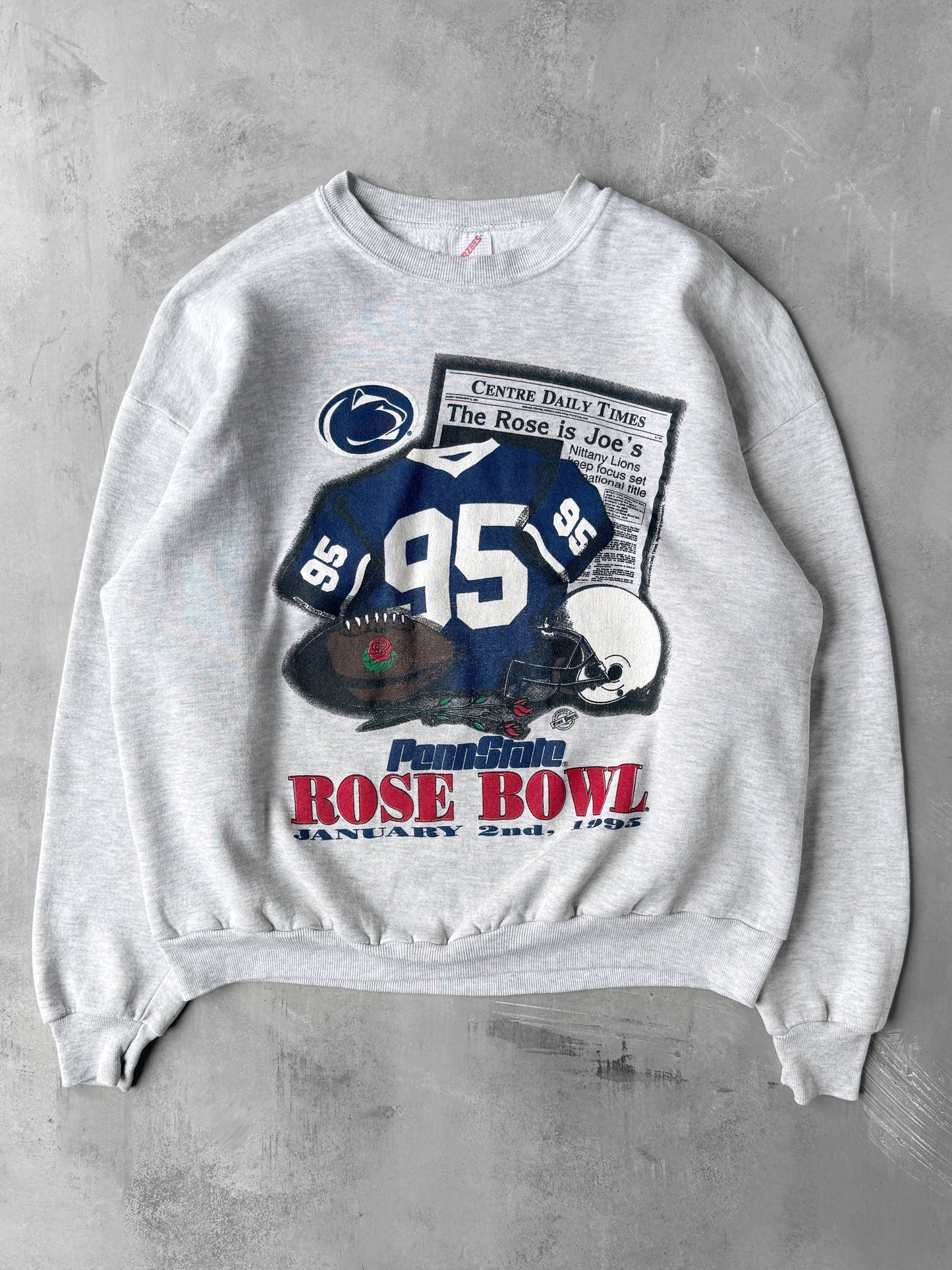 Penn State University Rose Bowl Sweatshirt '95 - Large