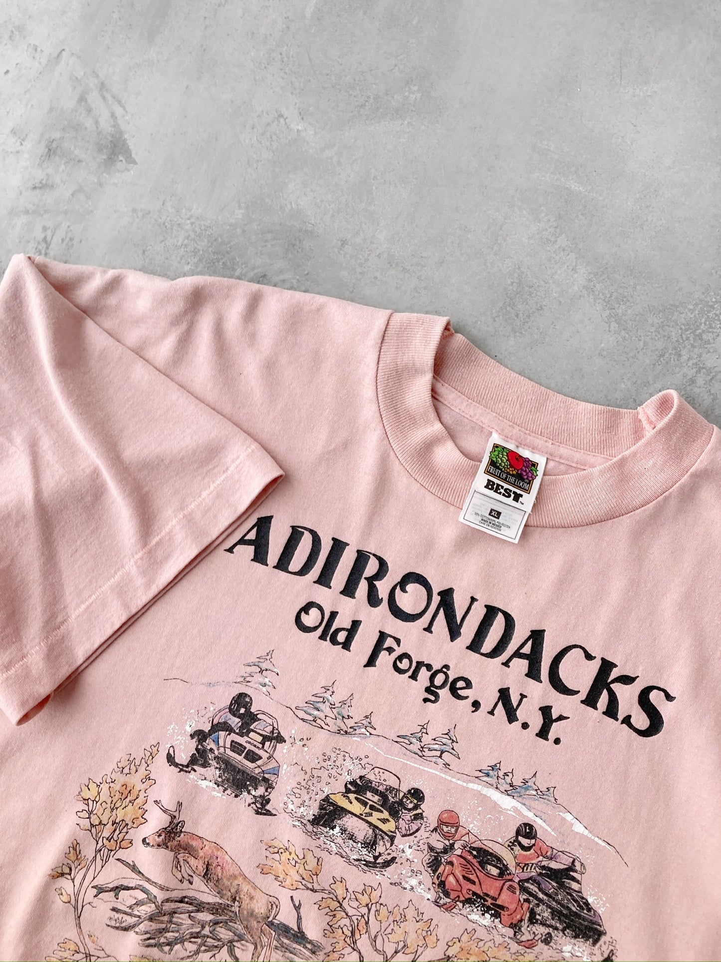 Old Forge, NY Adirondacks T-Shirt 90's - XL