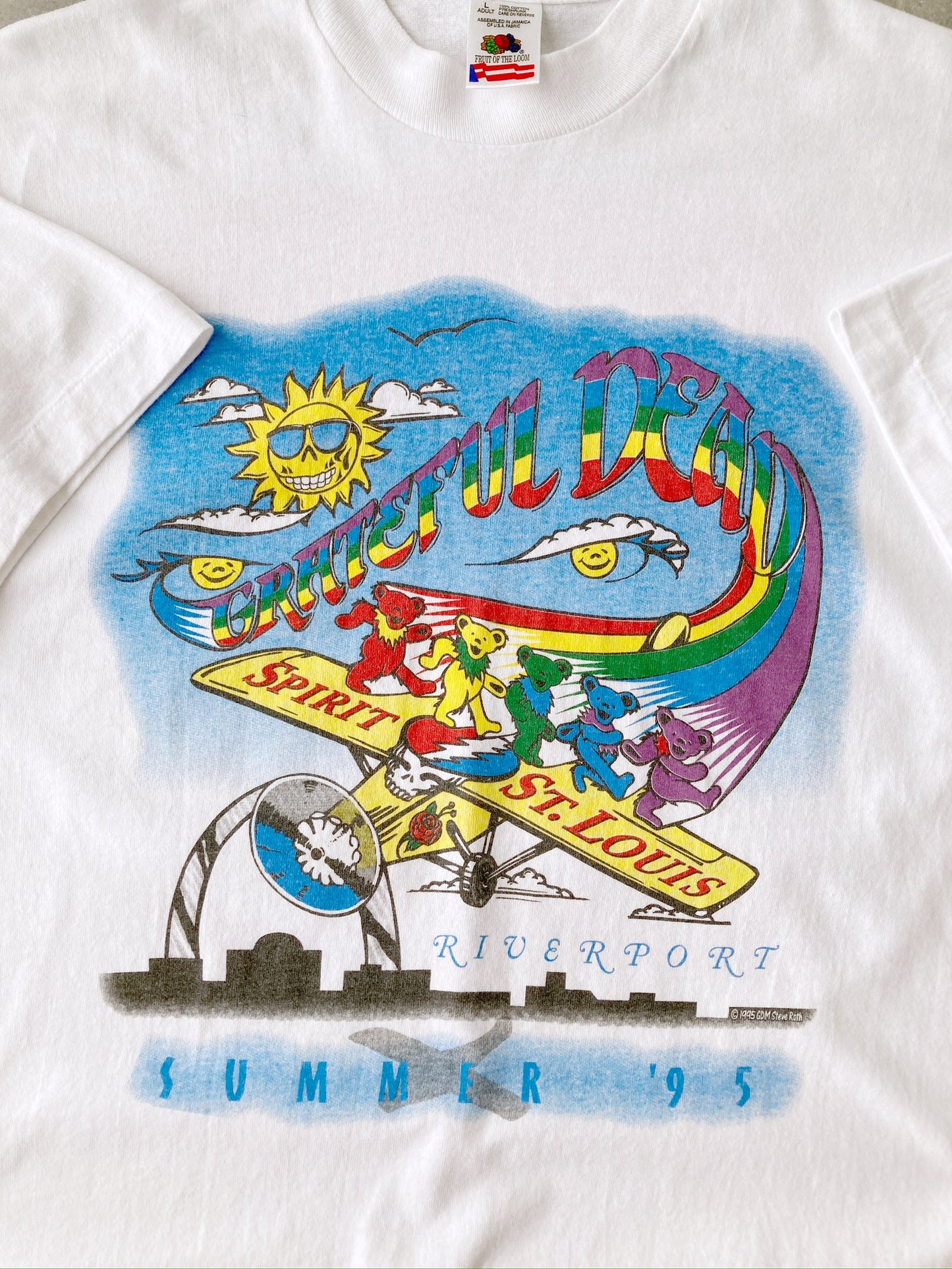 Grateful Dead Summer Tour T-Shirt '95 - Large