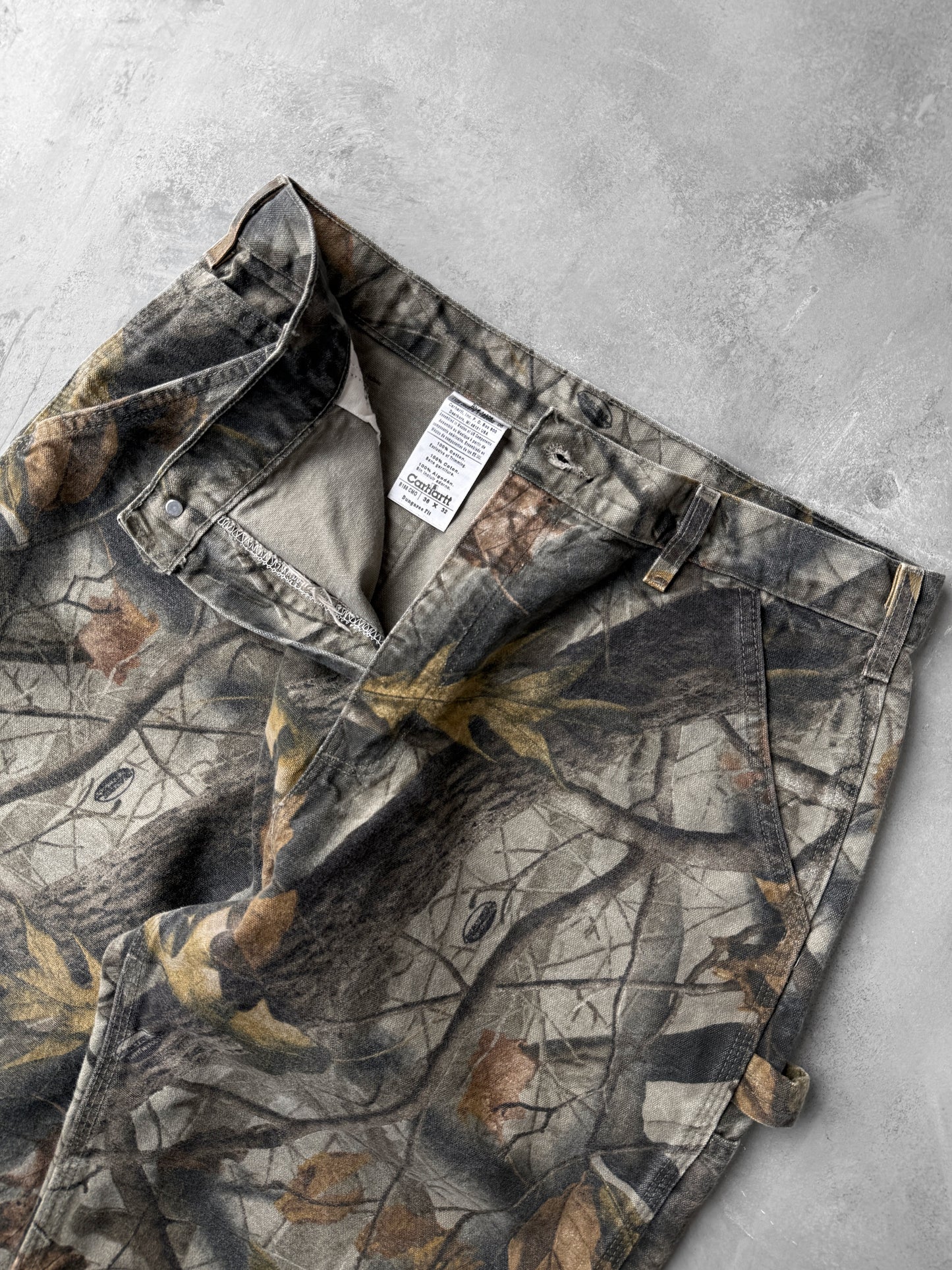 RealTree Camo Carhartt Carpenter Jeans - 34x32