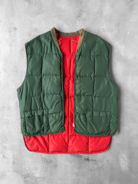 Reversible Down Vest 80's - Large