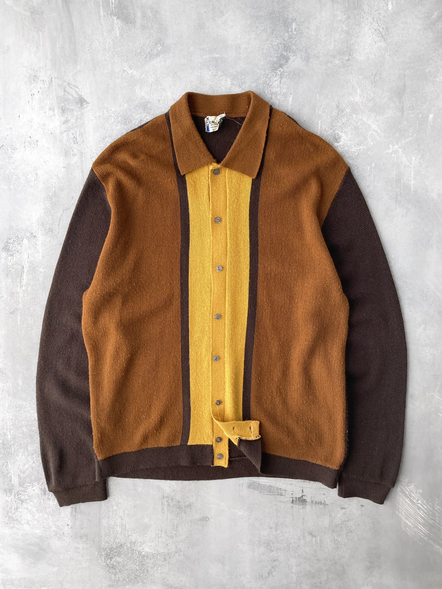 Collared Cardigan Sweater 60's - Large / XL