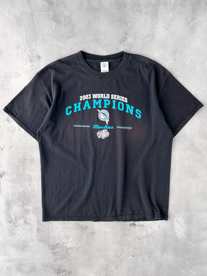 Florida Marlins World Series T-Shirt '03 - XL