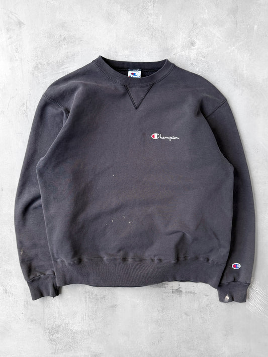 Champion Logo Sweatshirt 90's - Large