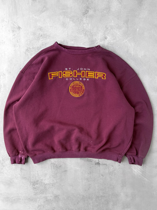 St. John Fisher College Sweatshirt 00's - XXL