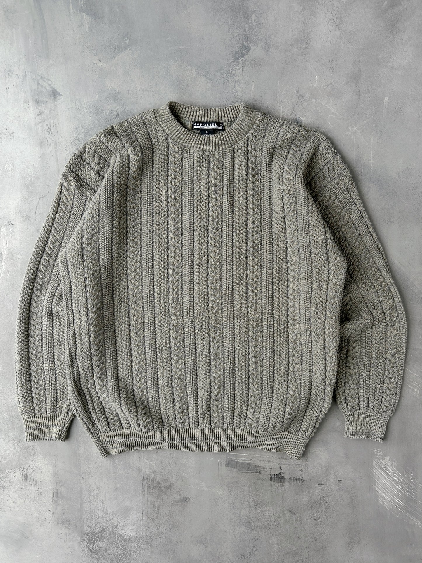 Textured Sweater 90's - Large