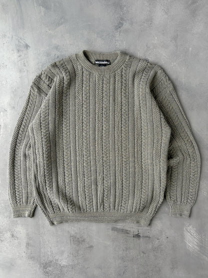 Textured Sweater 90's - Large