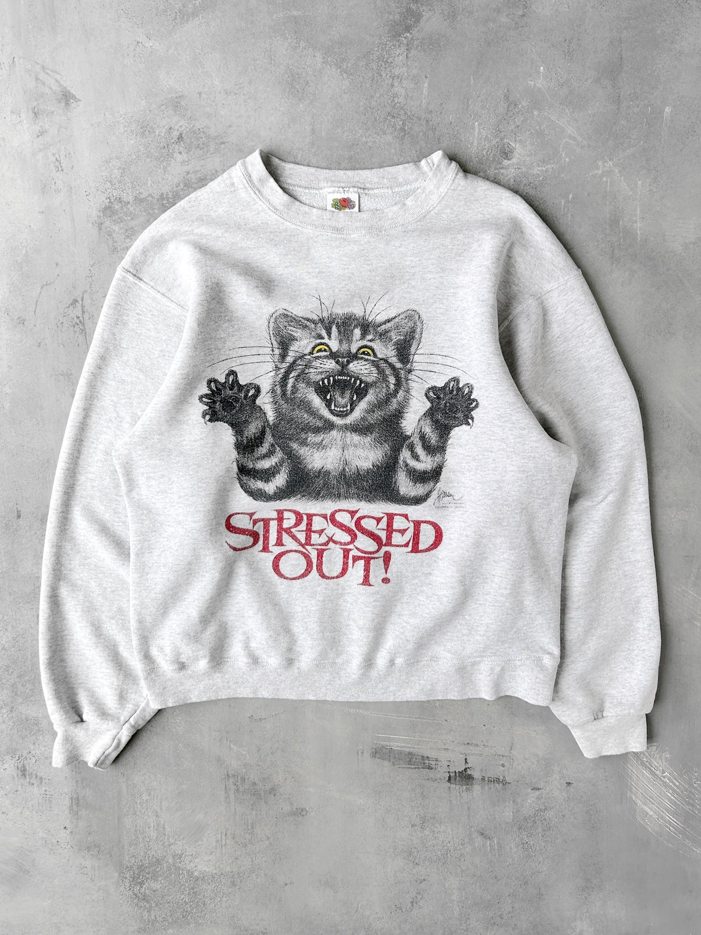 Stressed Out Sweatshirt 90's - Medium