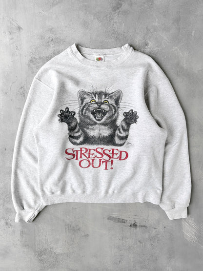 Stressed Out Sweatshirt 90's - Medium