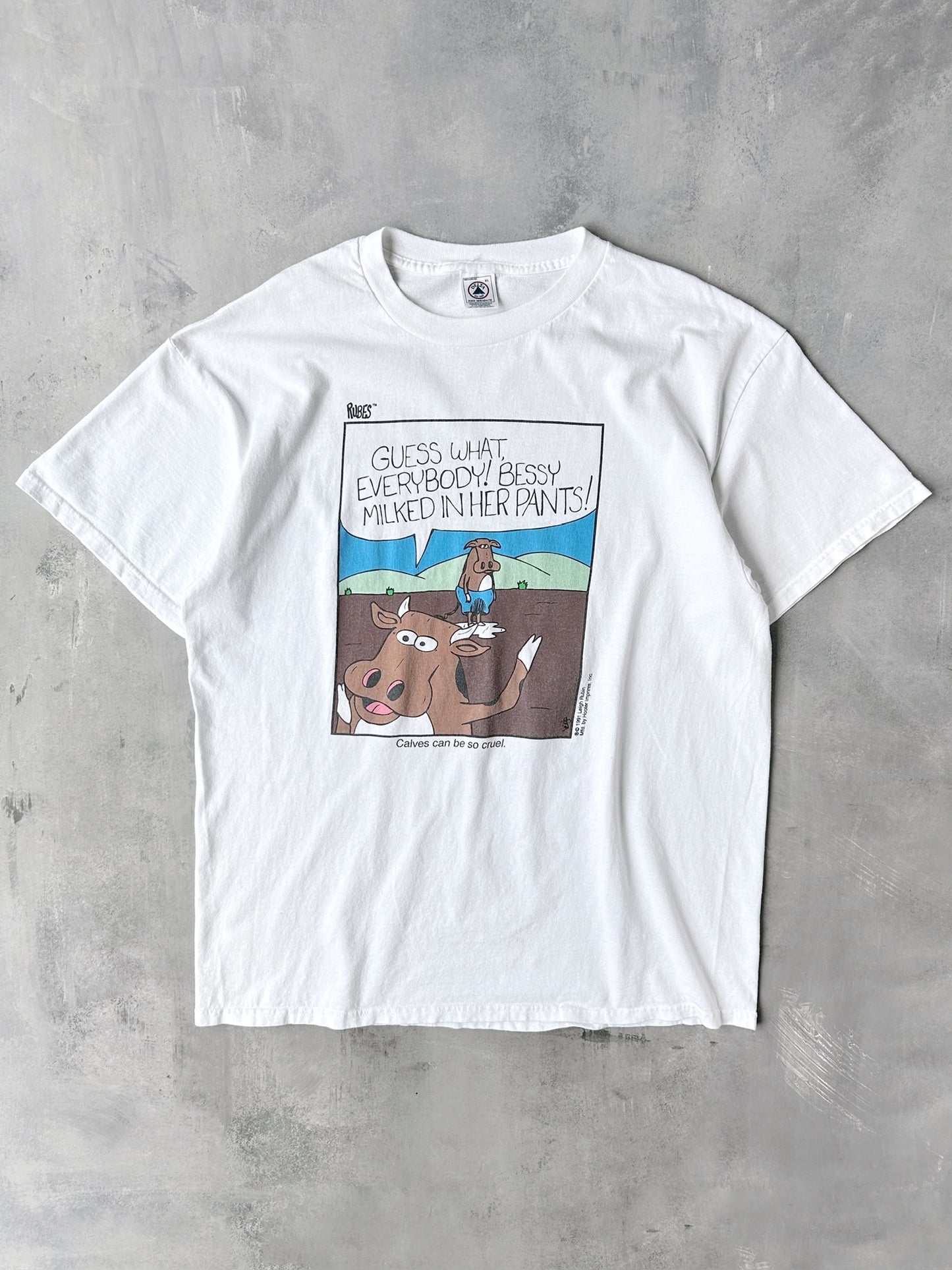 Rubes Comic T-Shirt '91 - XL