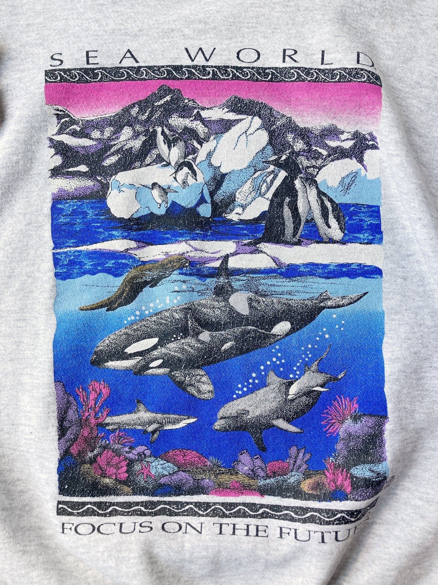 Sea World Sweatshirt 90's - Large