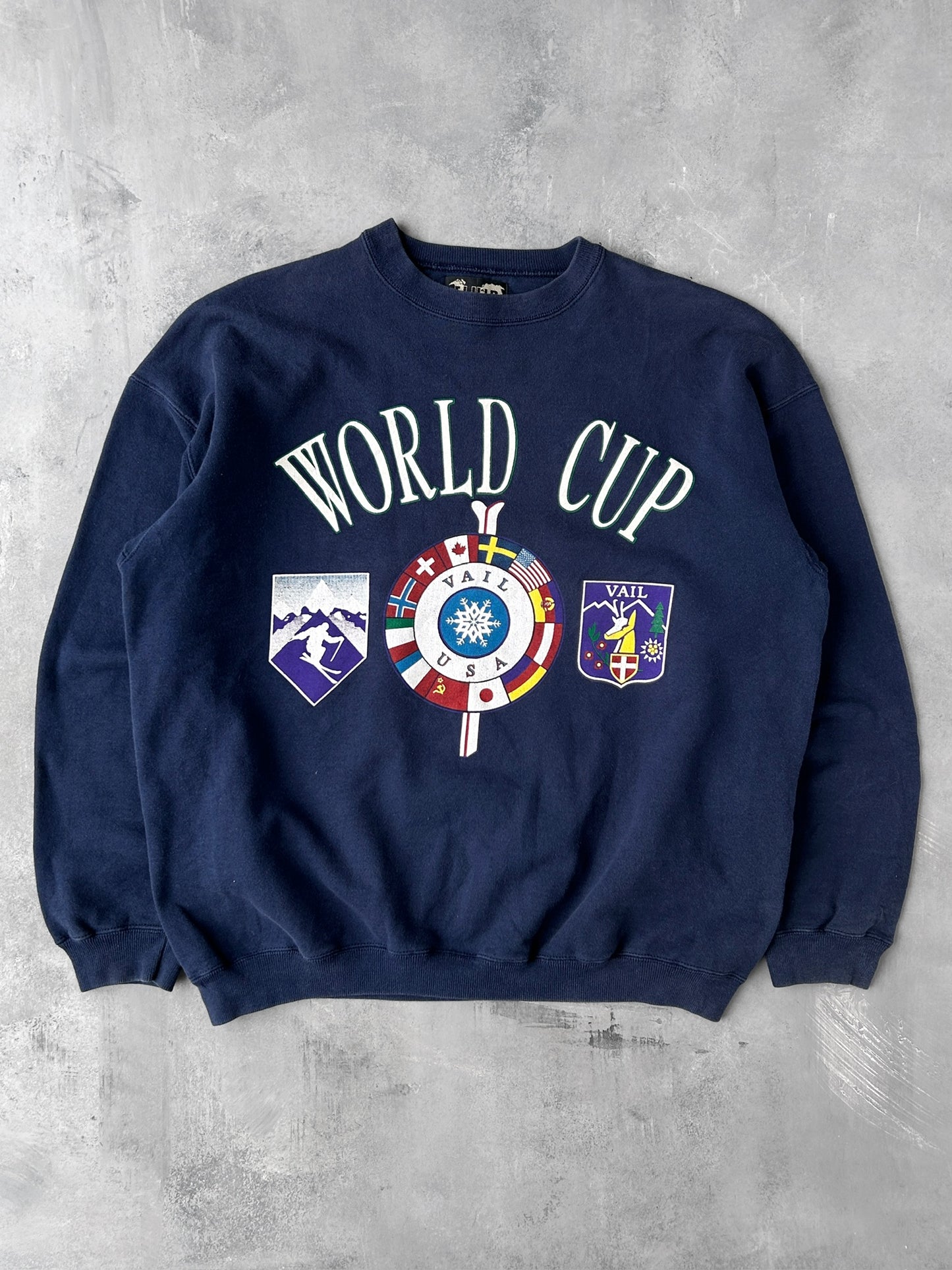 Ski World Cup Sweatshirt 90's  - Medium