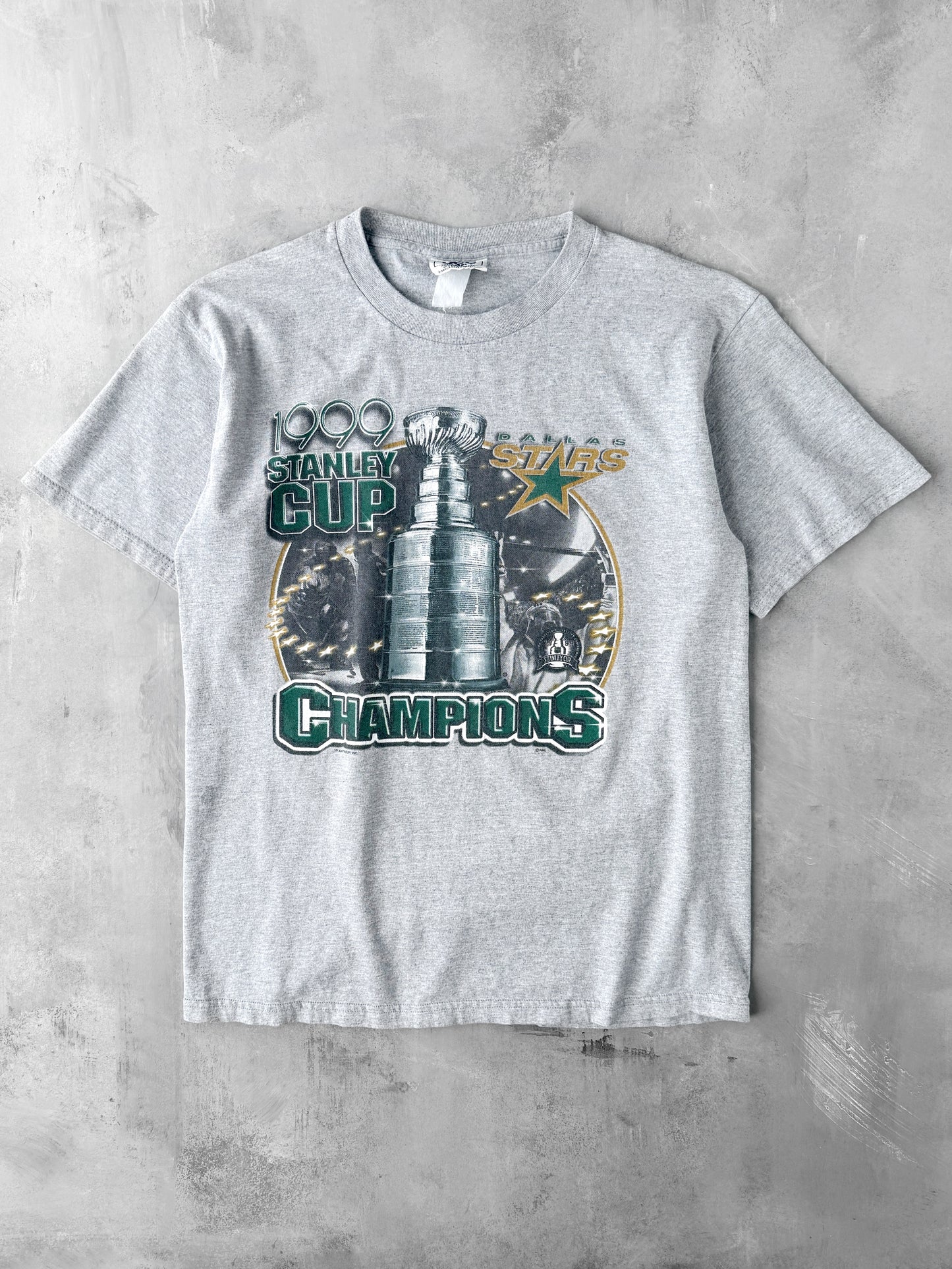 Dallas Stars Stanley Cup T-Shirt '99 - Large