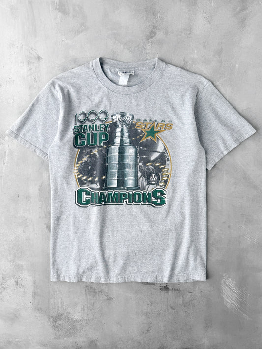 Dallas Stars Stanley Cup T-Shirt '99 - Large