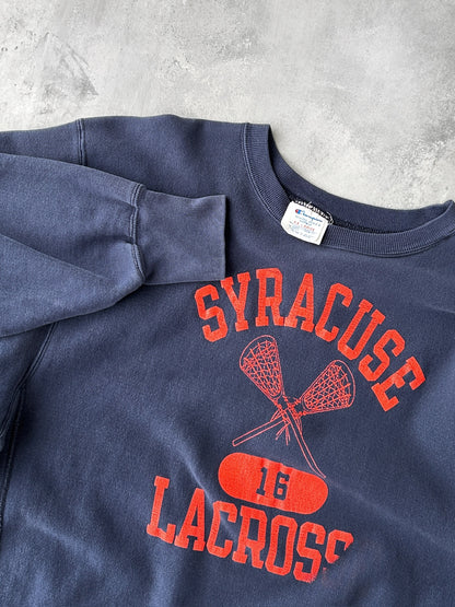Syracuse University Lacrosse Sweatshirt 80's - XL