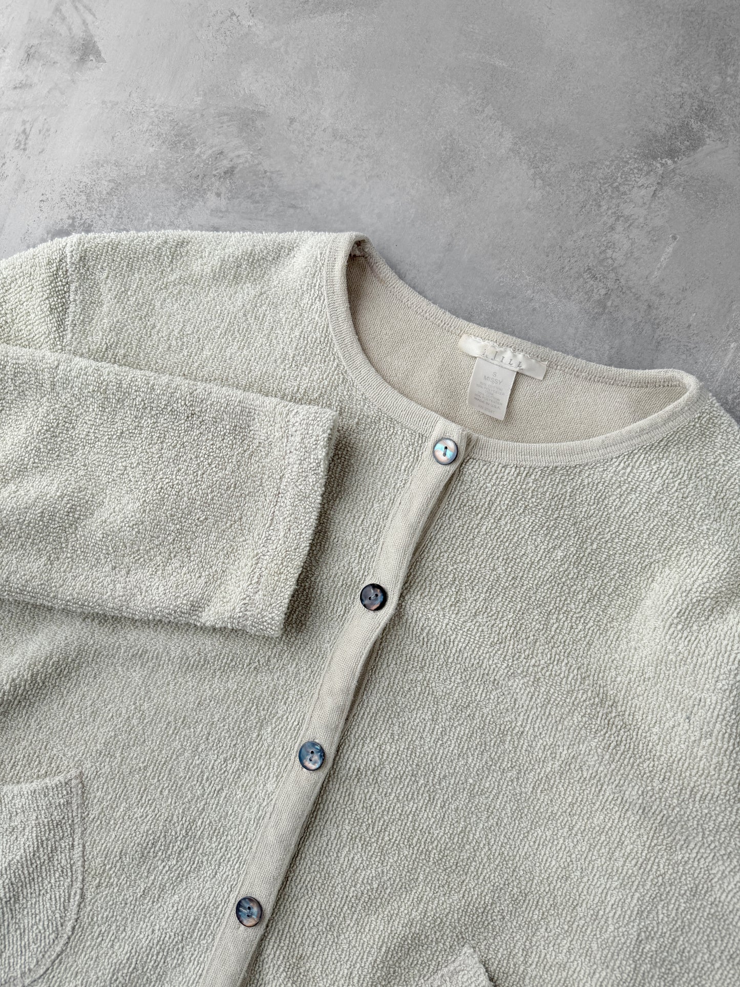 Terrycloth Cardigan 90's - Small