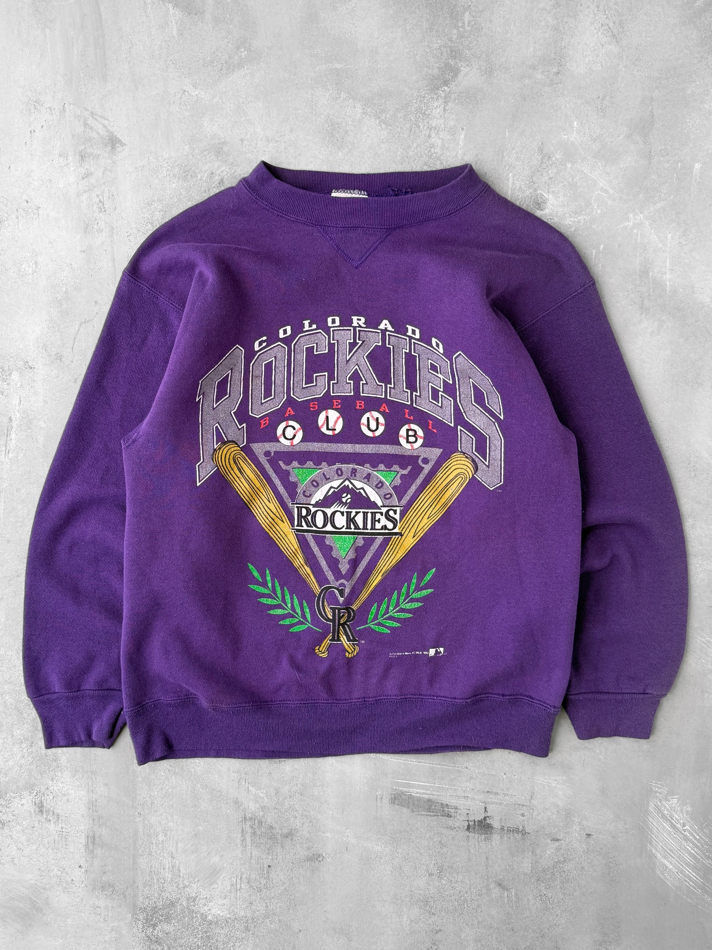 Colorado Rockies Sweatshirt '92 - Medium