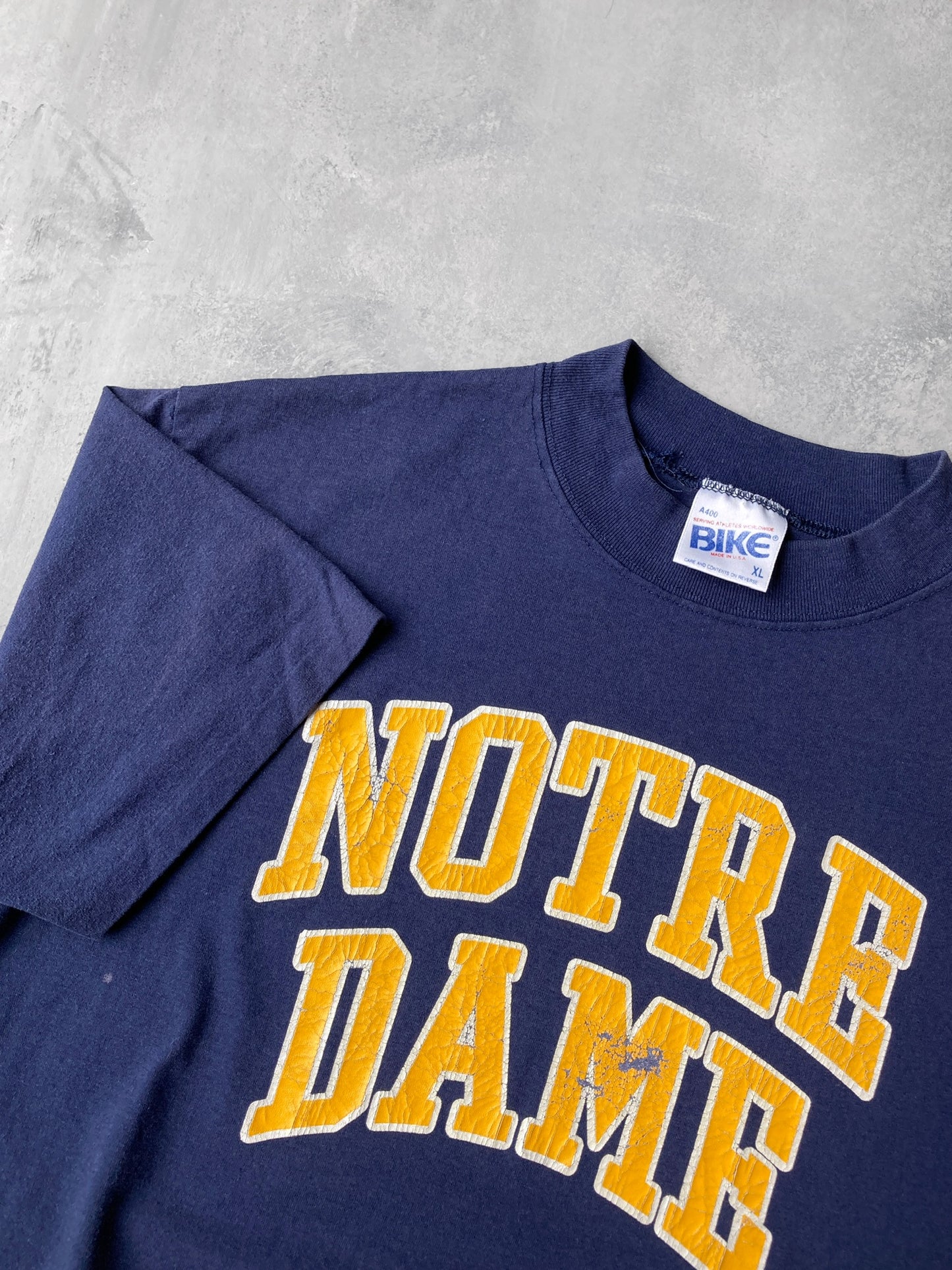 Notre Dame University T-Shirt 80's - Large