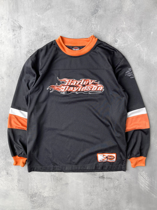 Harley Davidson Jersey T-Shirt 00's - Medium