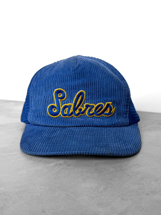 Buffalo Sabres Corduroy Trucker Hat 80's
