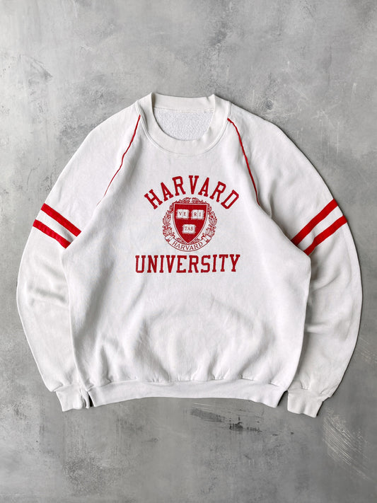 Harvard University Raglan Crewneck 80's - Medium / Large
