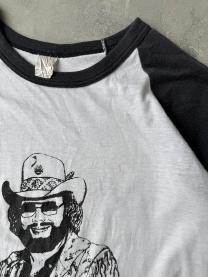 Hank Williams Jr. Tour T-Shirt '86 - Medium/ Large