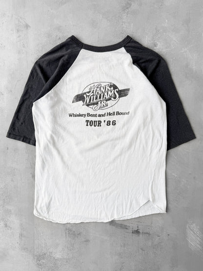 Hank Williams Jr. Tour T-Shirt '86 - Medium/ Large