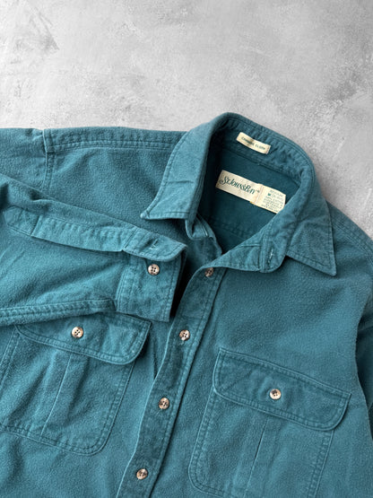 Chamois Cloth Flannel Shirt 90's - Medium