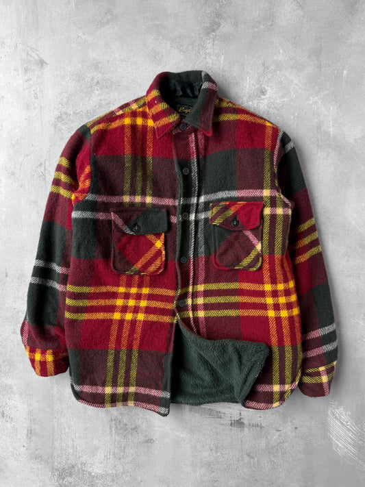 Pile-Lined Wool CPO Jacket 80's - XS