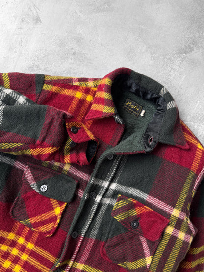 Pile-Lined Wool CPO Jacket 80's - XS
